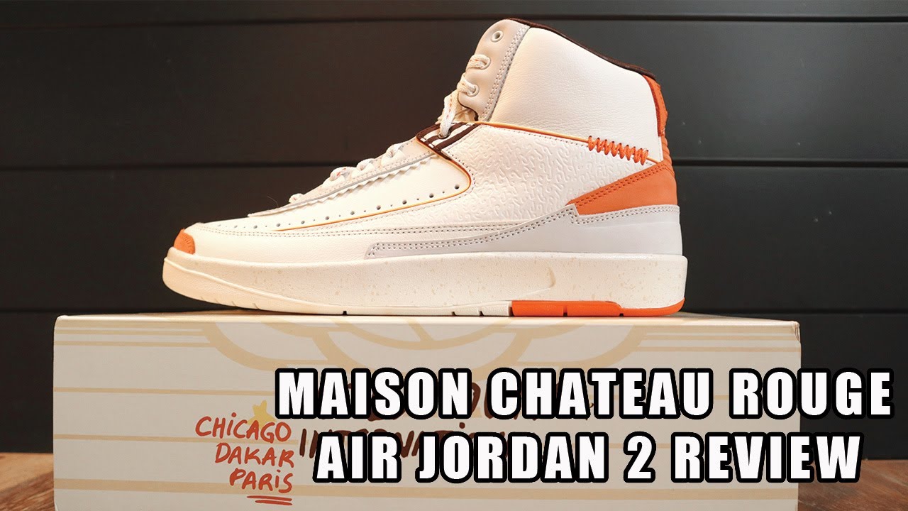 THIS JORDAN COLLAB IS CRAZY! MAISON CHATEAU ROUGE AIR JORDAN 2 UNBOXING
