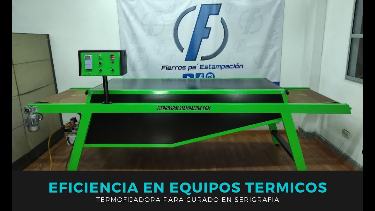 HORNO DE BANDA INDUSTRIAL- TÚNEL DE SECADO-TERMOFIJADORA POR BANDA PARA SERIGRAFÍA
