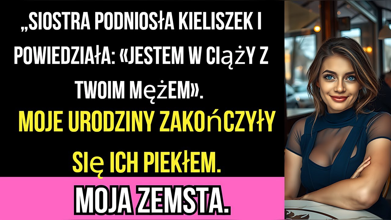 Siostra uniosła kieliszek i powiedziała: „Jestem w ciąży z twoim mężem”. Moje urodziny zakończyły