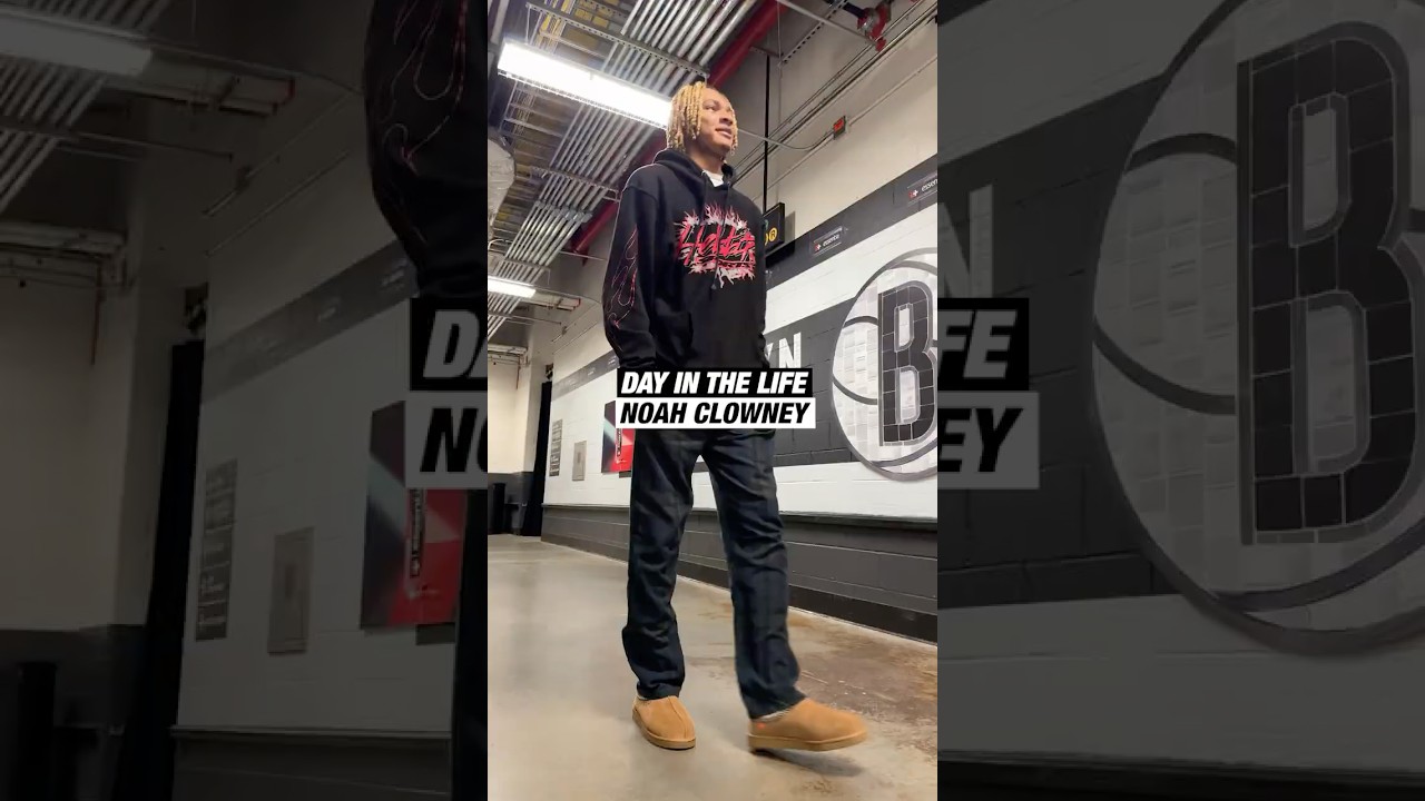 spend a gameday with Noah Clowney #nba #brooklynnets #behindthescenes