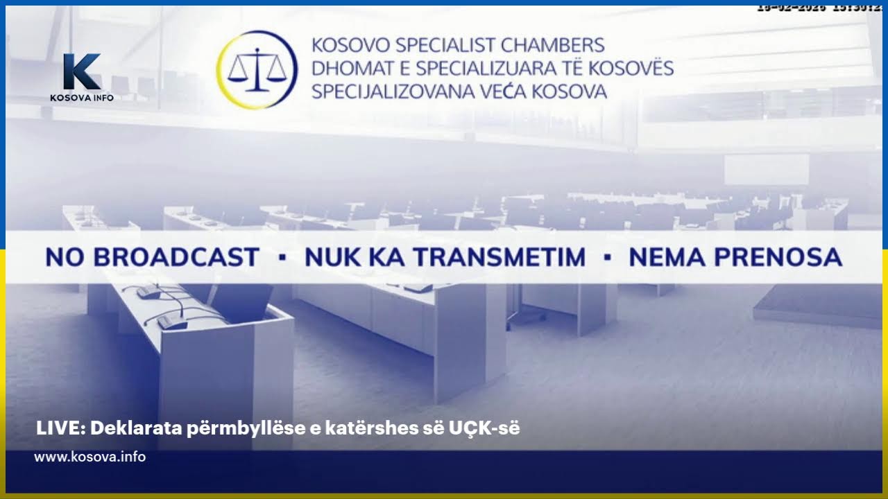 LIVE: Deklarata përmbyllëse e katërshes së UÇK-së në Hagë