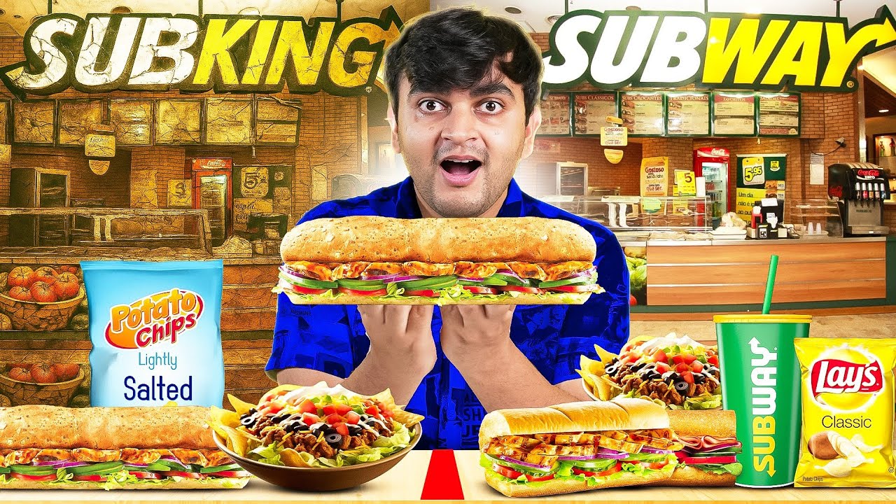 Trying SUBWAY vs SUBKING Full Menu