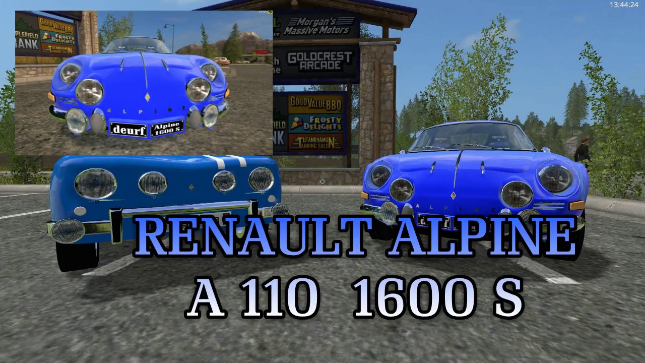 FS17   Vintage  RENAULT ALPINE A 110  1600 S   beta
