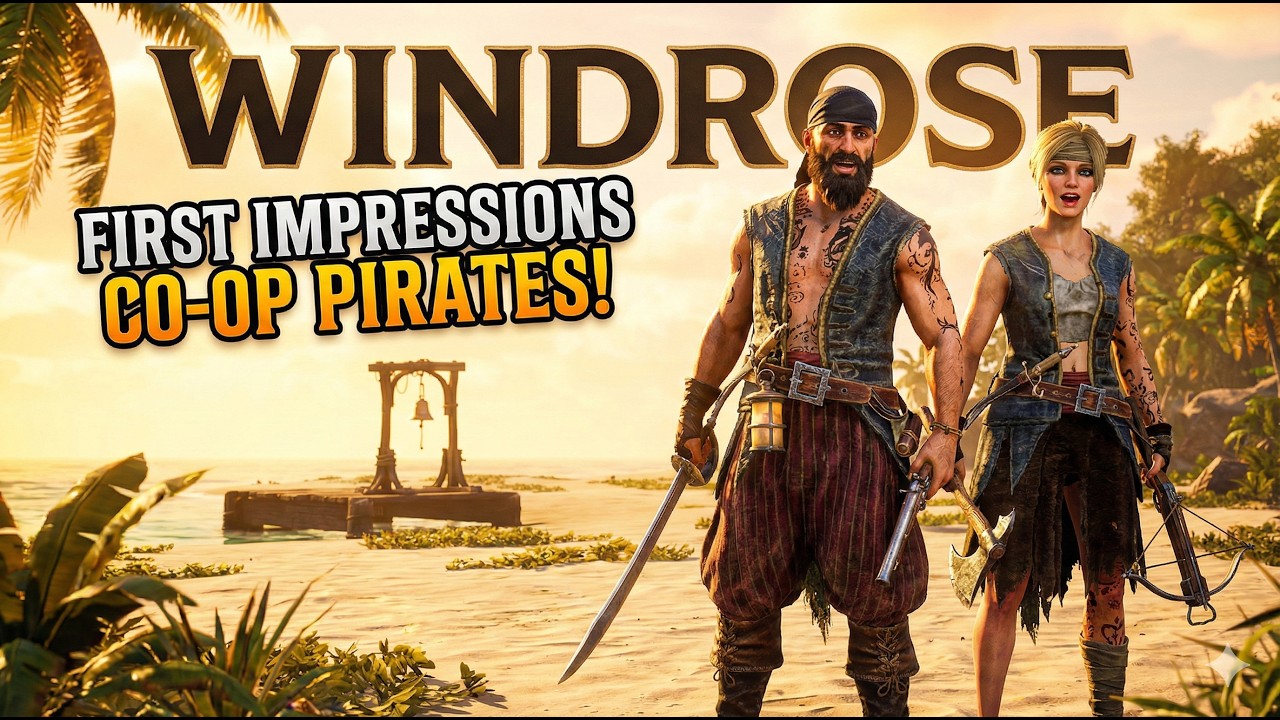 Windrose Demo | Co-Op Pirate Survival Adventure | RTX 5090 4K + RTX 4080 1440p