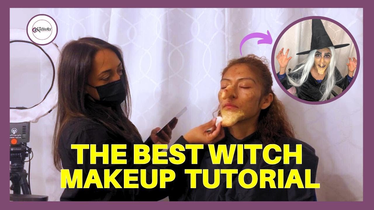 How to make a WITCH makeup step by step
