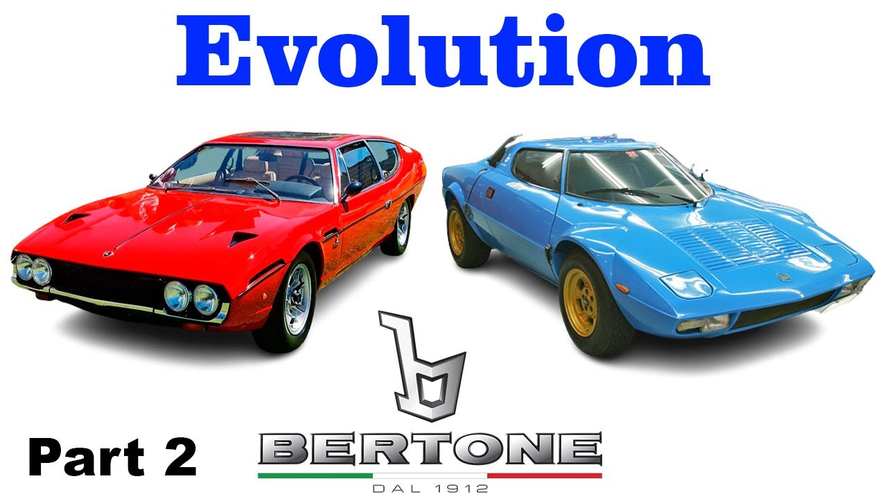 Evolution of Bertone production cars - Models in chronological order