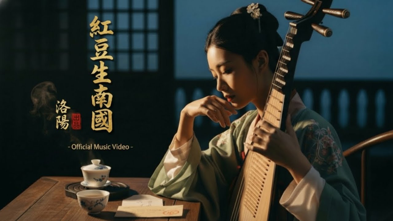 洛陽《紅豆生南國》｜Official Music Video｜古風抒情・思念主題曲｜一封信，一段未完的愛