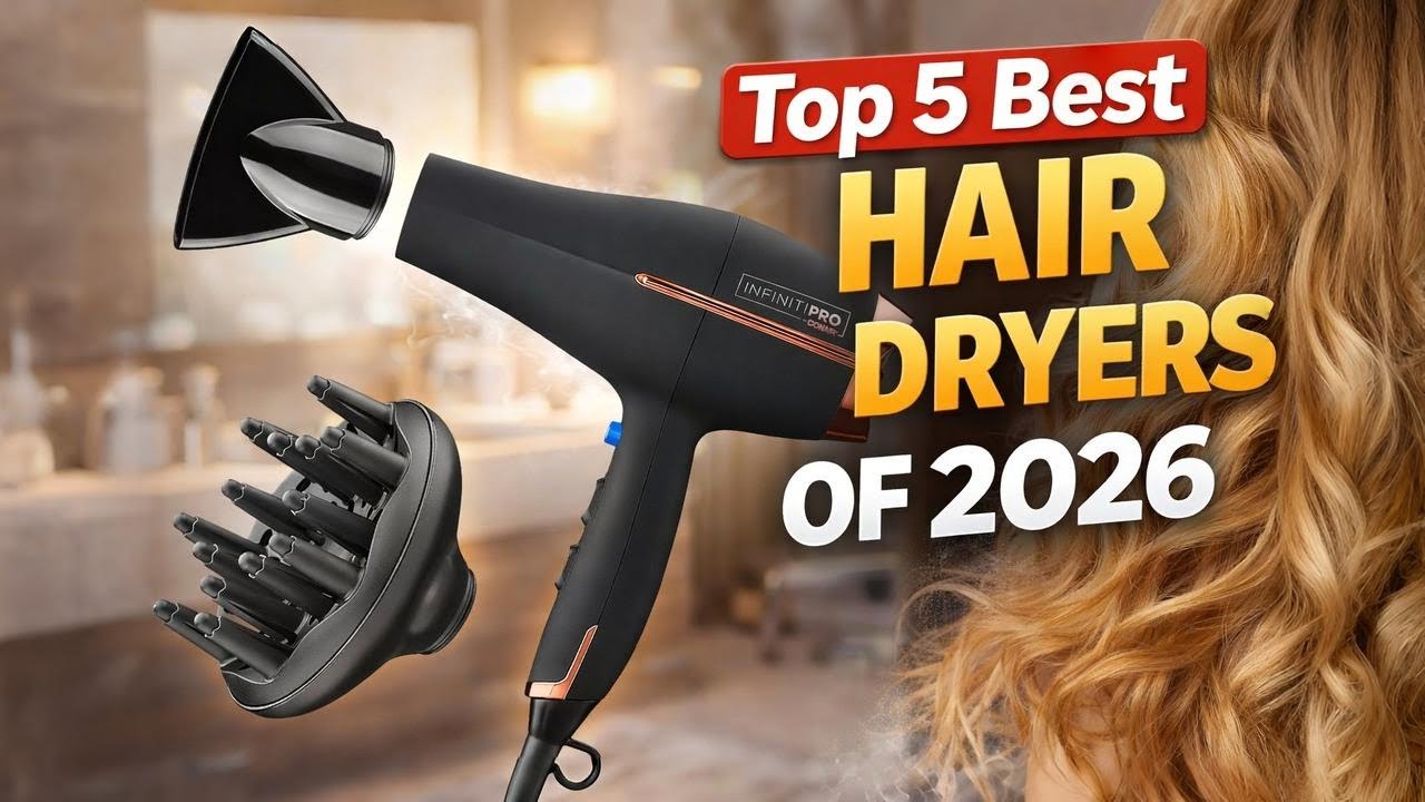 Top 5 Best Hair Dryers Of 2026 | Top 5 Hair Dryer | Fast Drying, Ionic & Damage free Reviews