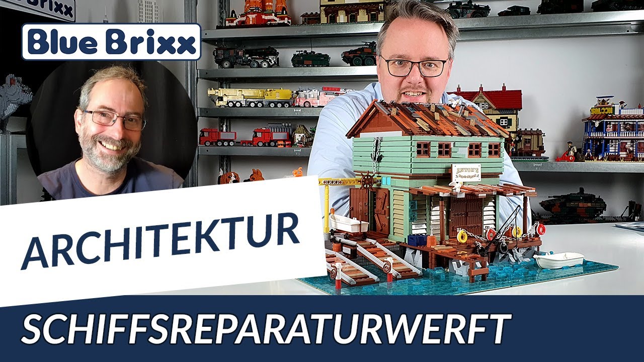 Schiffsreparaturwerft von BlueBrixx Pro @ BlueBrixx - mit Outtake!