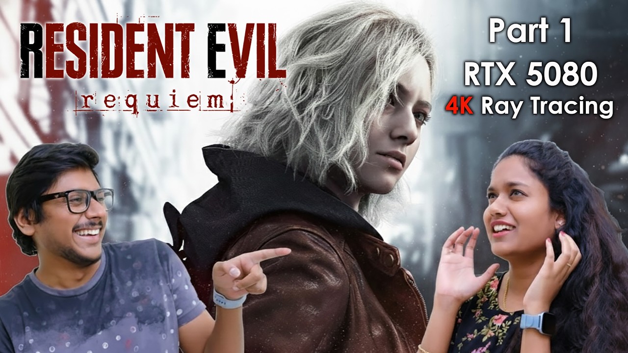 GIRL Plays Resident Evil Requiem on PC... She got Super Scared !! 😱💀