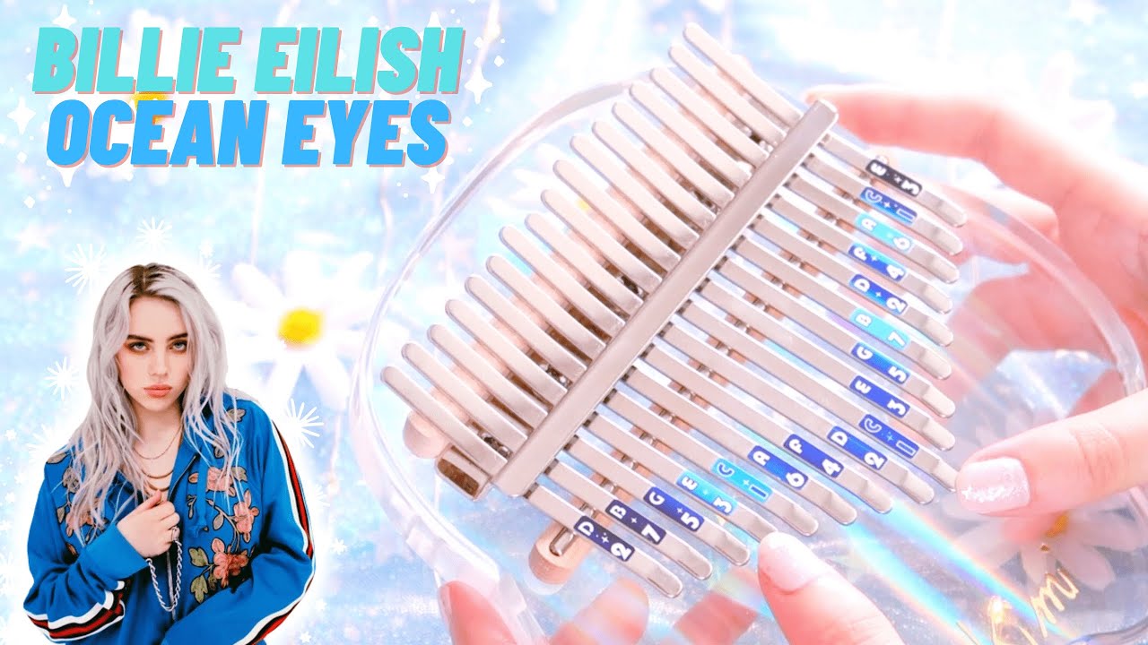 ✨Billie Eilish - Ocean Eyes✨17-Key Kalimba Cover With Tabs & Lyrics✨