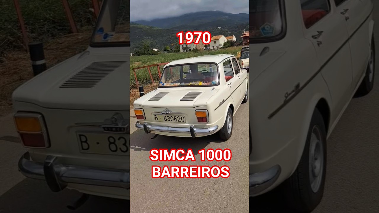 ✅️Simca 1000 Barreiros 1970. El 5 plazas con nervio.