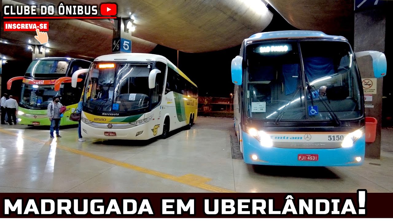 MOVIMENTO DOS &Ocirc;NIBUS EM UBERL&Acirc;NDIA | NA MADRUGADA OS &Ocirc;NIBUS DOMINAM O TRECHO