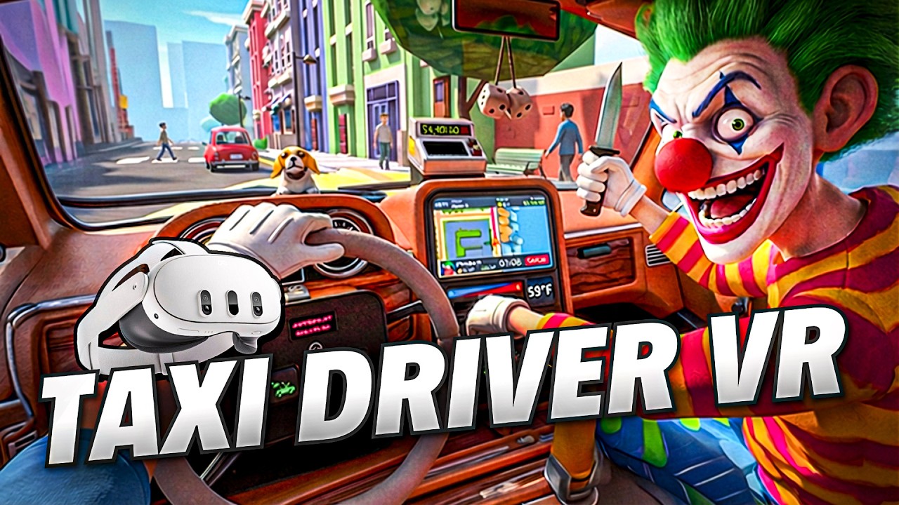 Taxi Driver VR - Meta Quest 3 Gameplay | First Minutes [No Commentary]