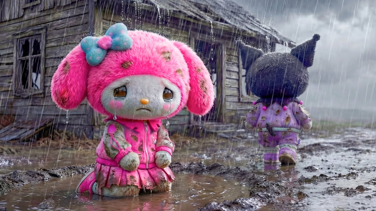 Melody Waited in the Rain… Kuromi Did This Just for Her 💔🎁🌸