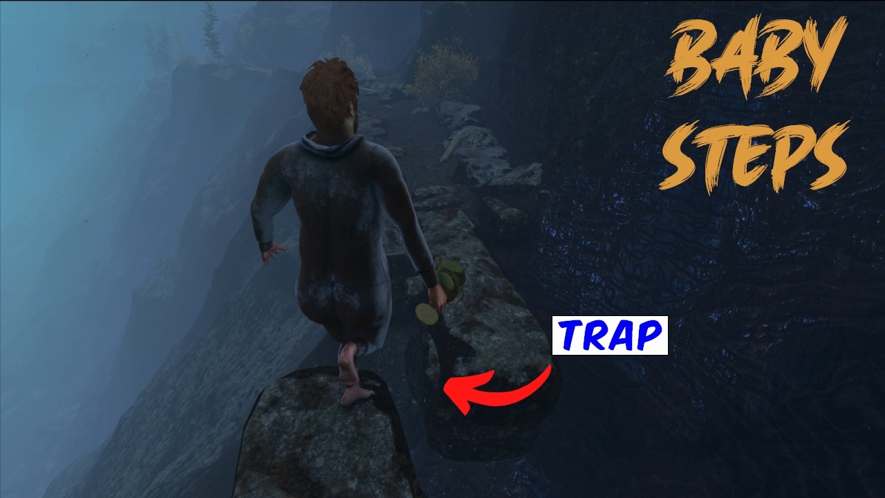 Baby Steps – Deadly Cliff Trap! 😱 Watch Tower Mission