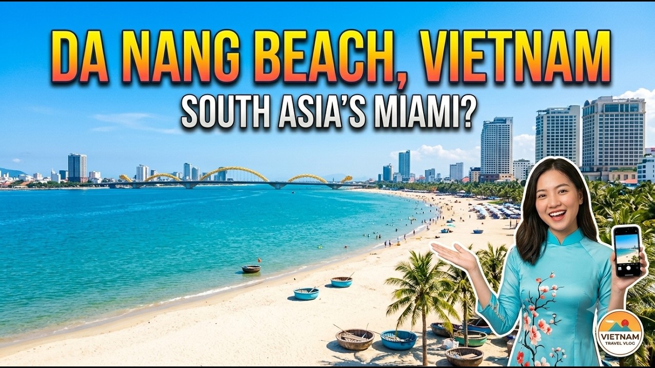 Da Nang beach at Daytime | The Real Beach Atmosphere in Vietnam