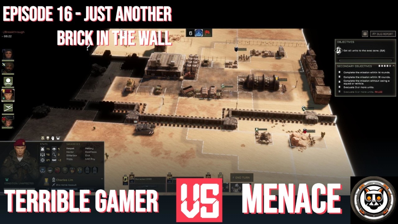 Terrible Gamer VS MENACE - EP 16 - Just Another Brick In The Wall