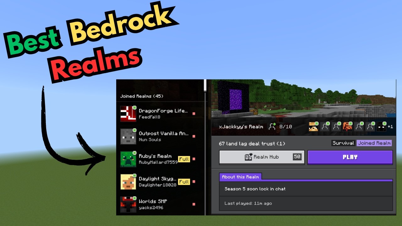 I Tested The Top 10 Bedrock Realms in 2026... Here's What Happened