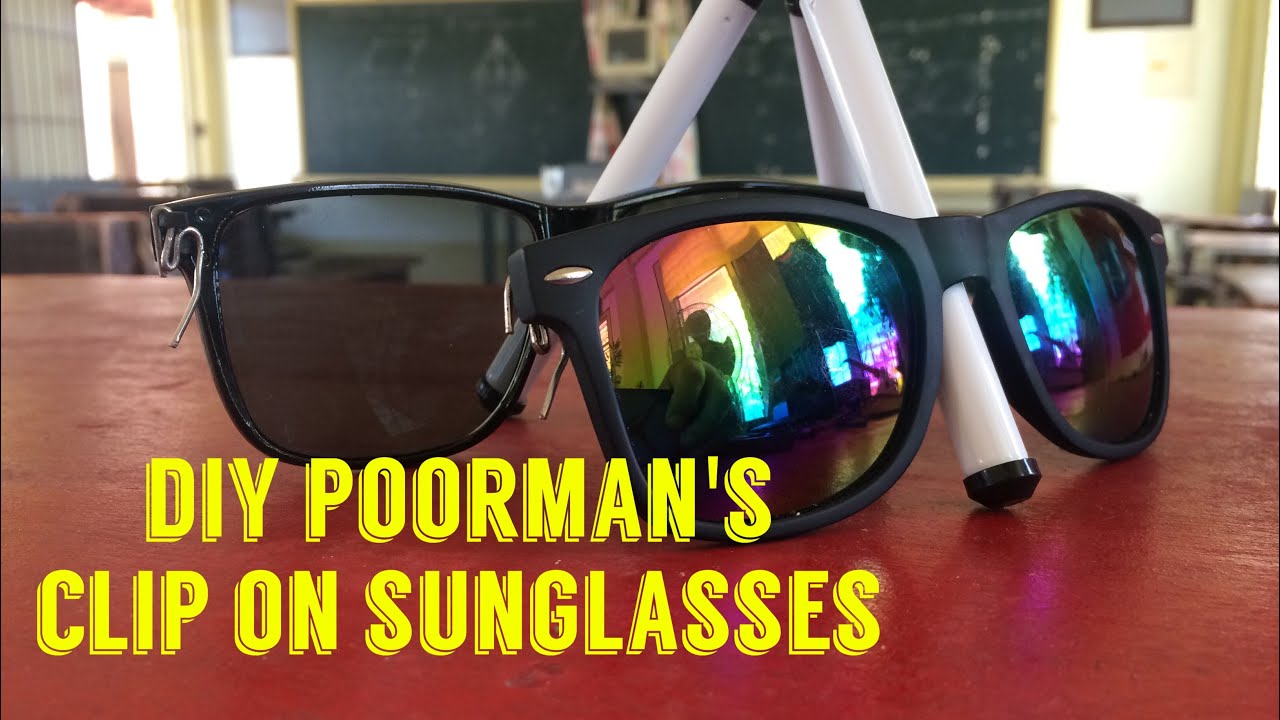 DIY Poorman's Clip On Sunglasses
