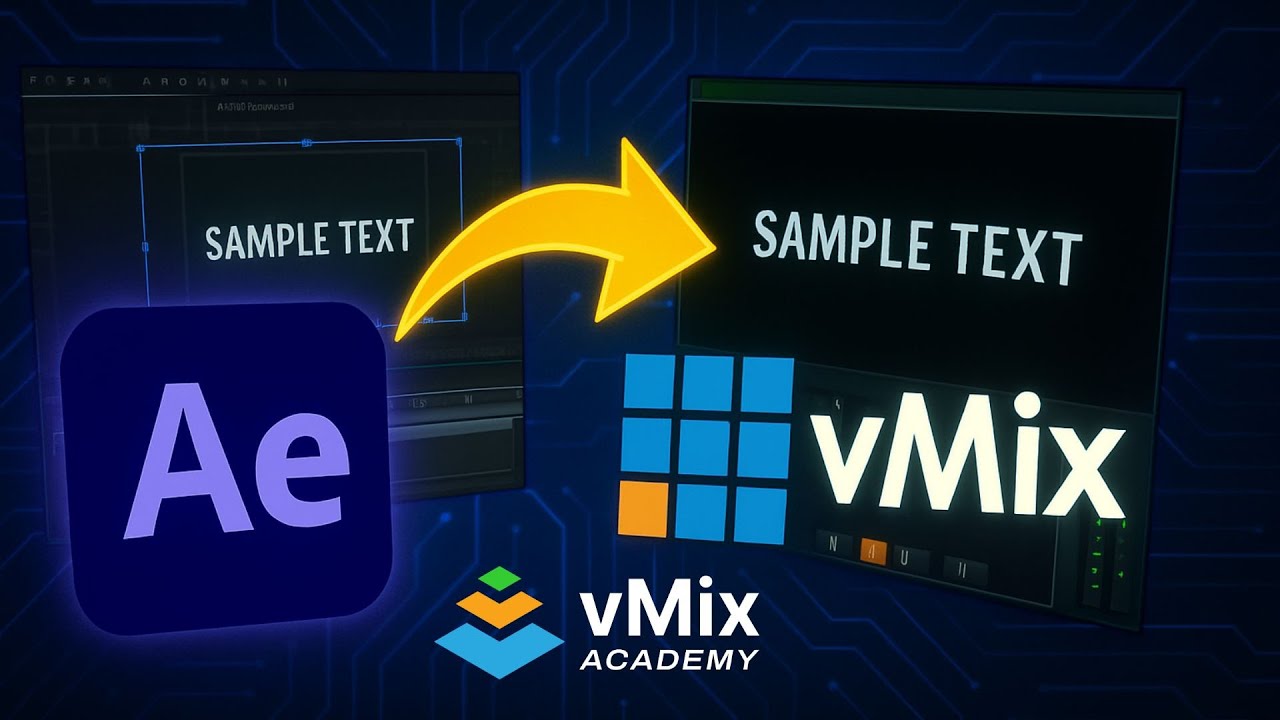 vMix | GT Design  + After Effects - Crie GCs INCRIVEIS e INCORPORE AO VMIX