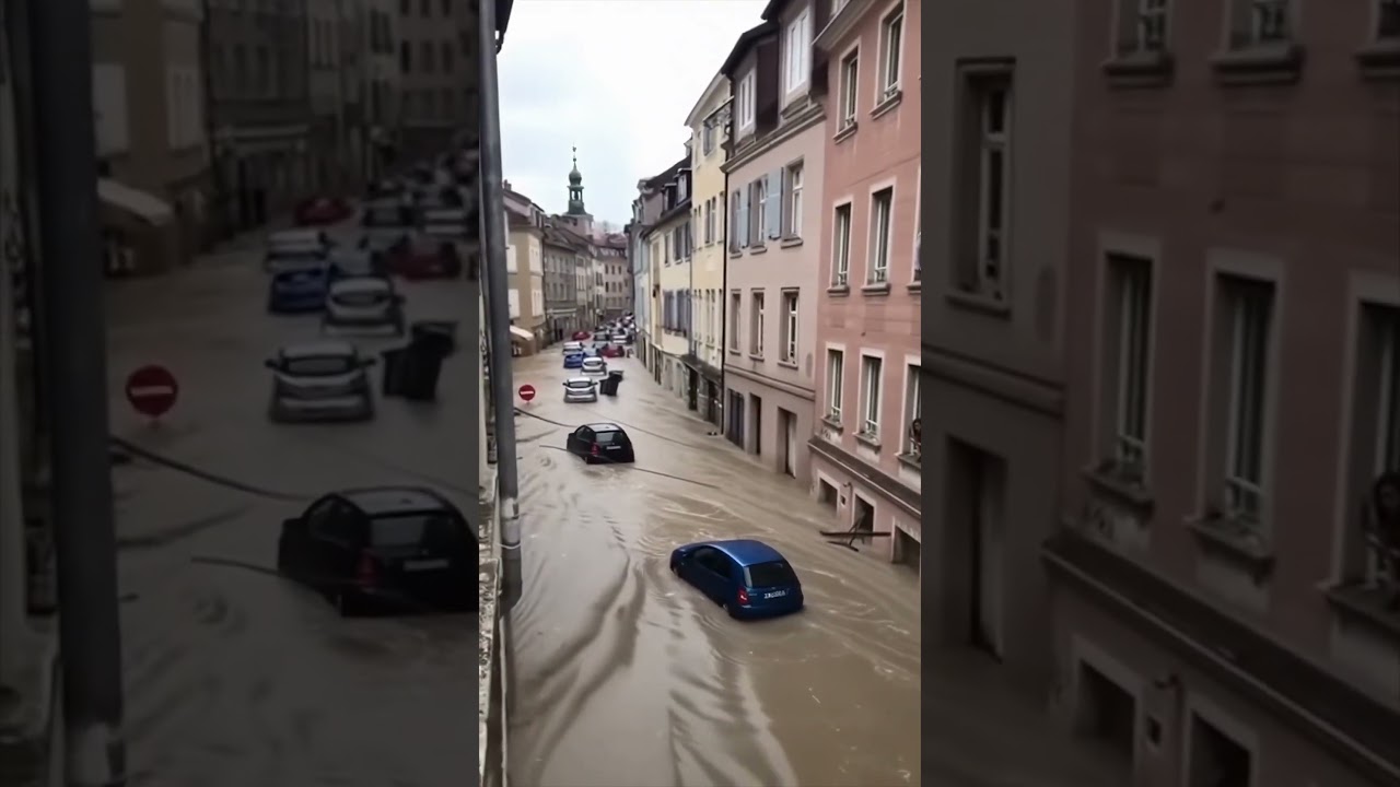 Massive Urban Flood Captured on Camera &mdash; Streets Turn Into Rivers!