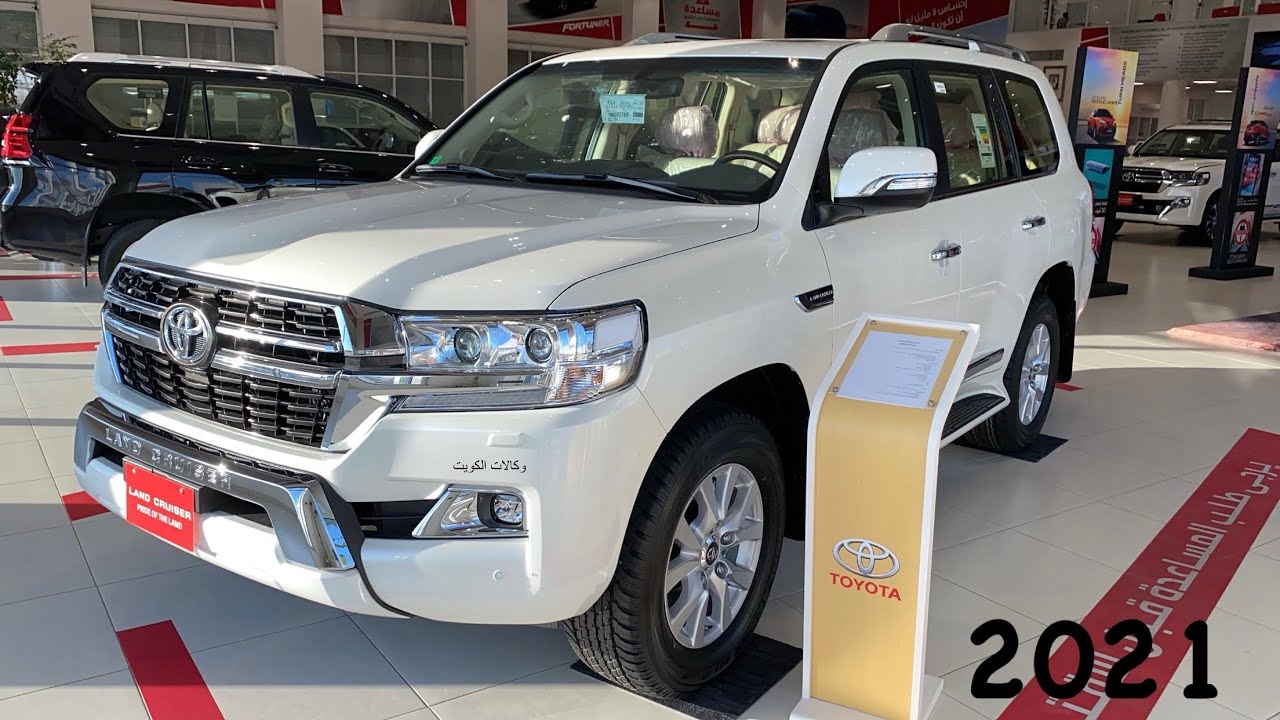 حصري لاندكروزر VXR 2021 بدون زوائد وهيدروليك الدرجة الثالثة محرك 5.7L مفخرة الارض وارد الساير الكويت