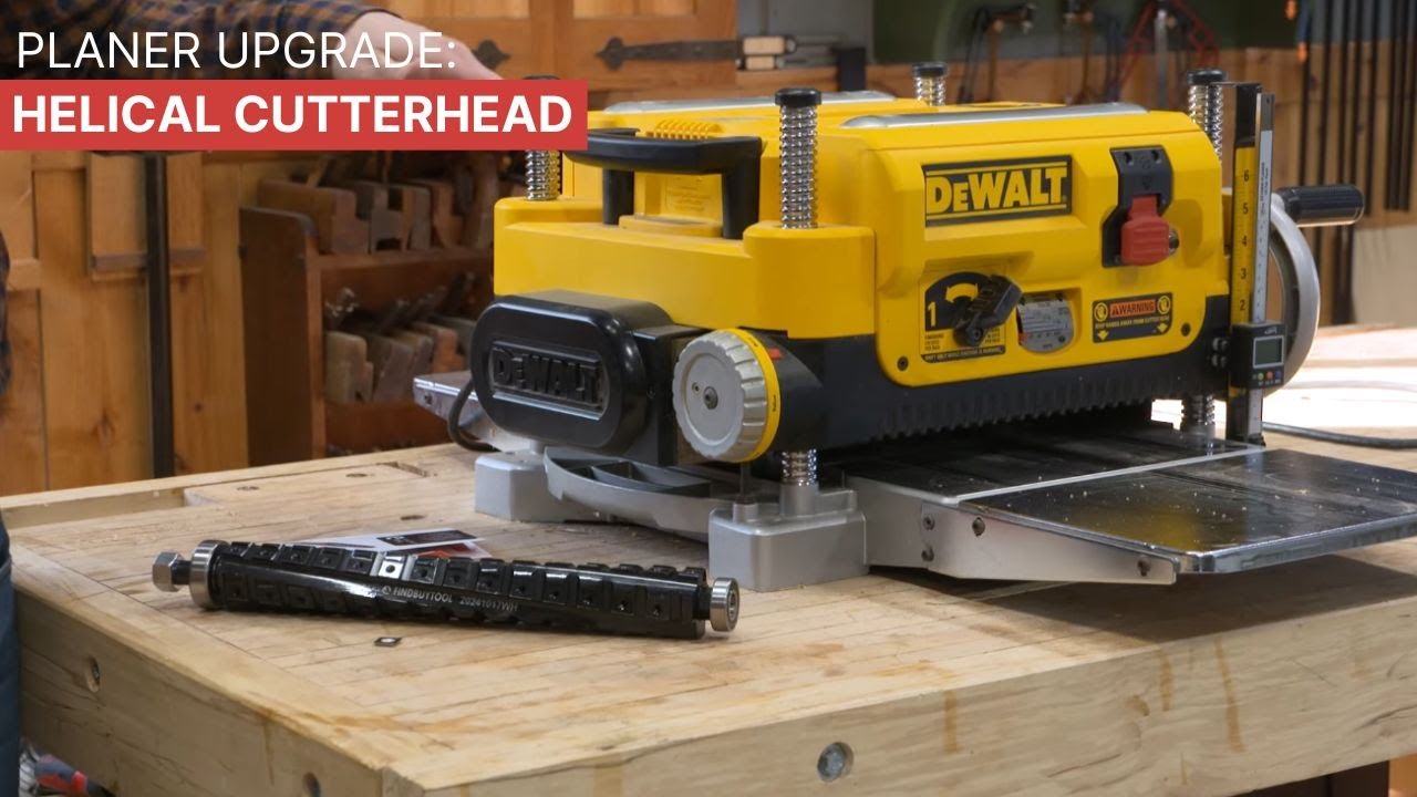 Planer Helical Cutterhead Upgrade