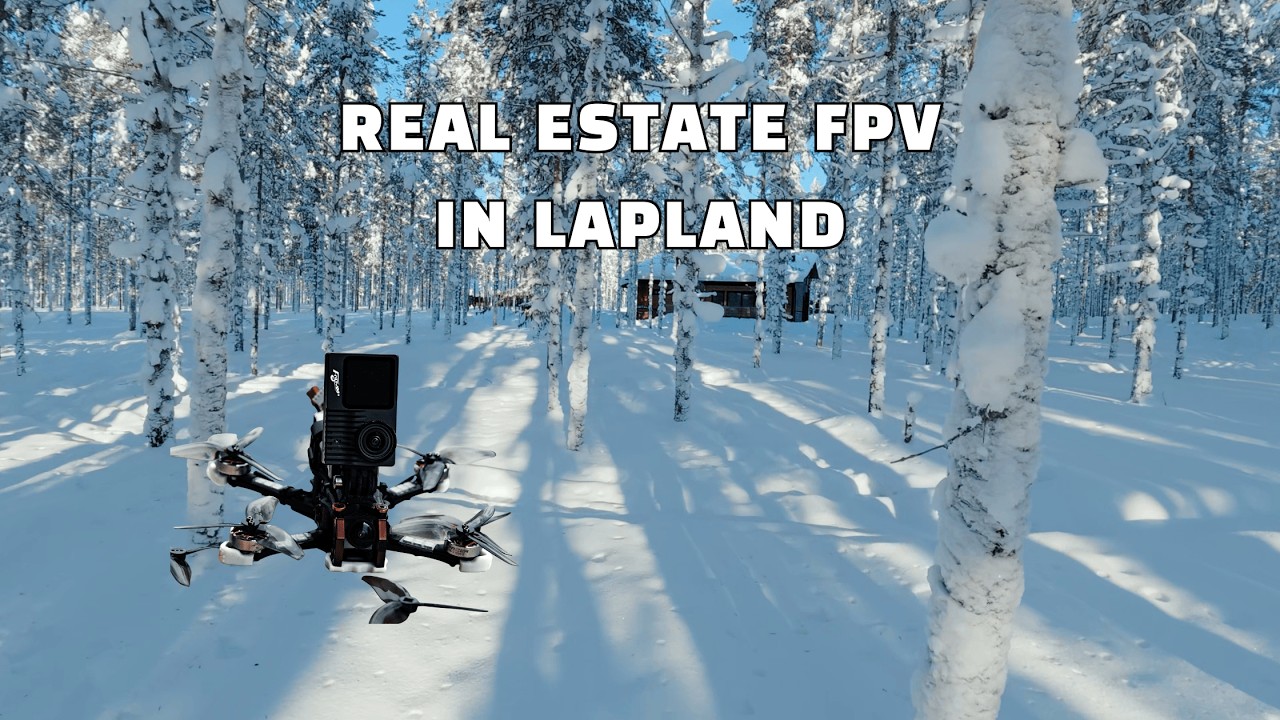 Real Estate FPV Drone Tour in Lapland 4K