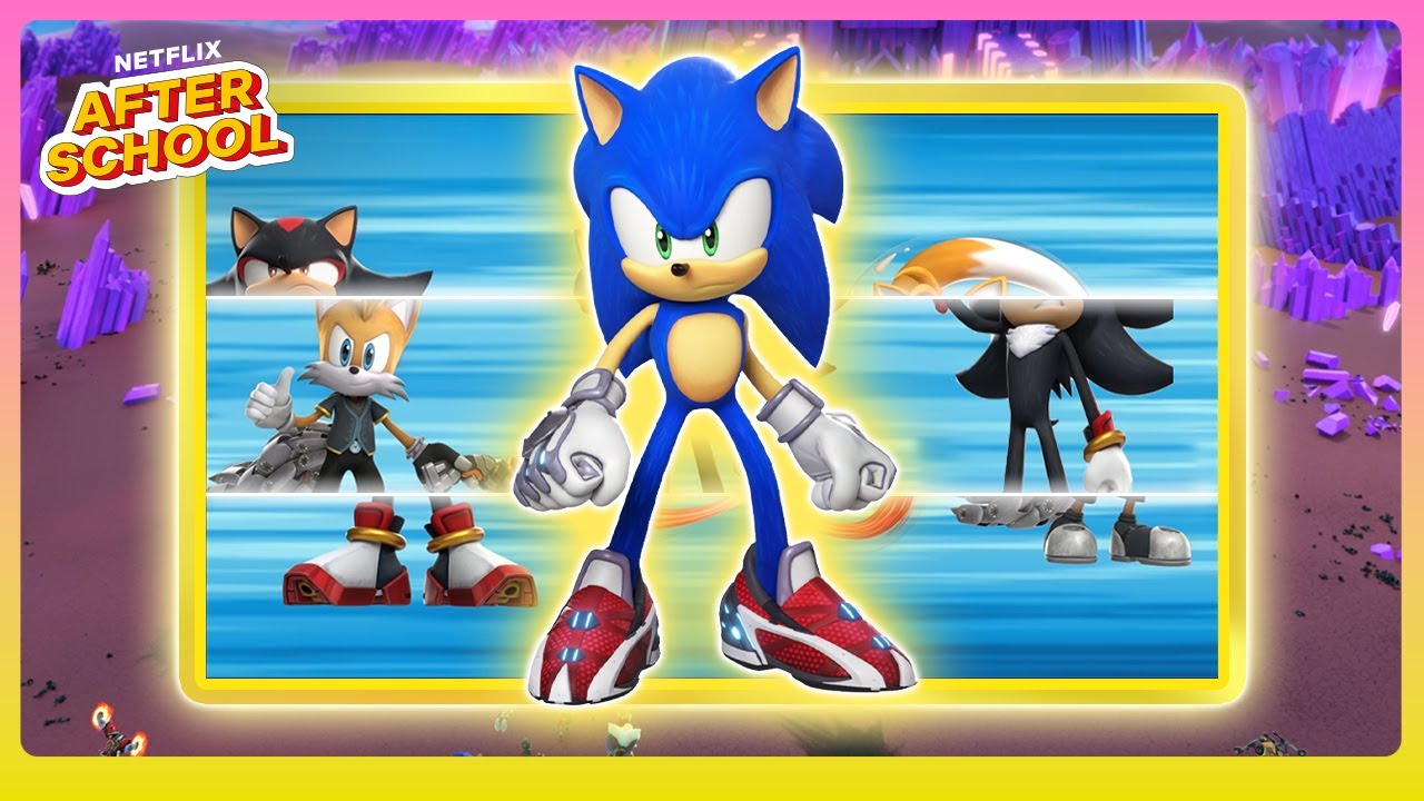 Sonic's Puzzle Slider SCRAMBLE ⚡️🌀 Sonic Prime | Netflix Family