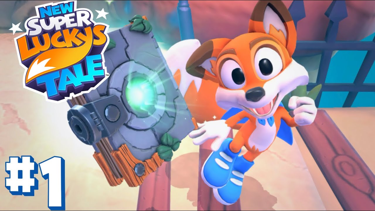 Super Lucky's Tale: World 1 - Sky Garden - #1 Playthrough (Text Commentary)