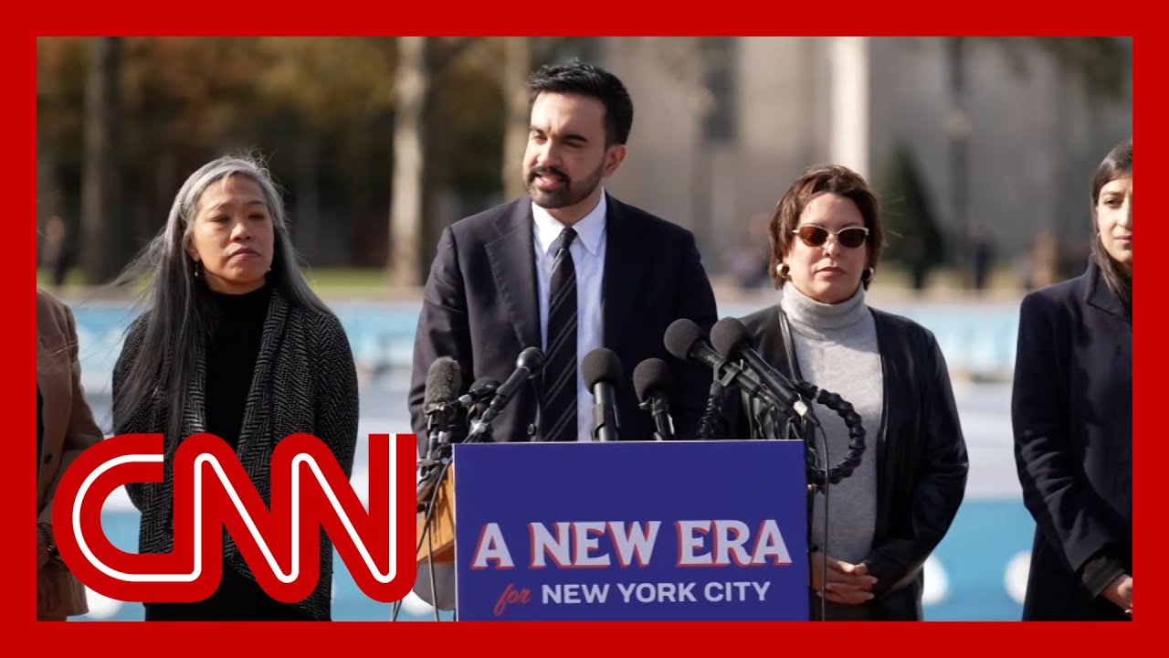 NYC mayor-elect Zohran Mamdani speaks after election win
