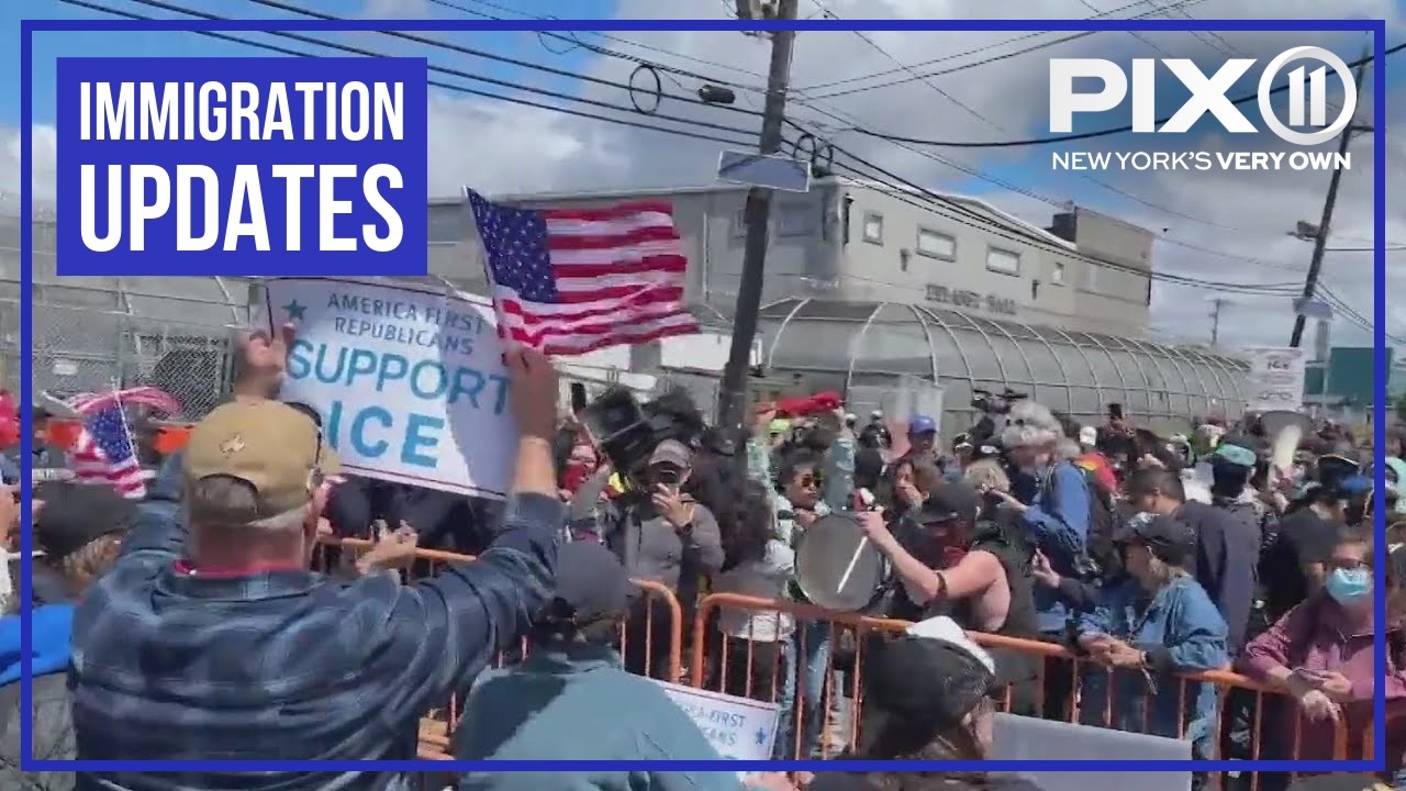 Tensions grows at Delaney Hall between anti-ICE and pro-ICE demonstrators
