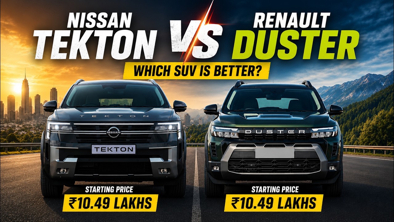 Nissan Tekton vs Renault Duster 🔥 | Price, Features, Engine & Safety Compared - कौन सी Best है?