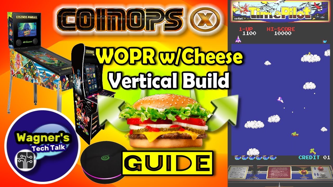 Вертикальная аркадная установка CoinOpsX на вашем AtGames Legends Ultimate Mini, Pinball или Core