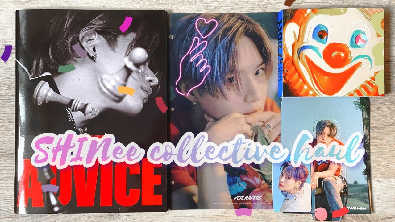 ✧ Распаковка альбомов и мерча SHINee // SHINee Odd (A ver.), Taemin Advice, Atlantis merch ✧