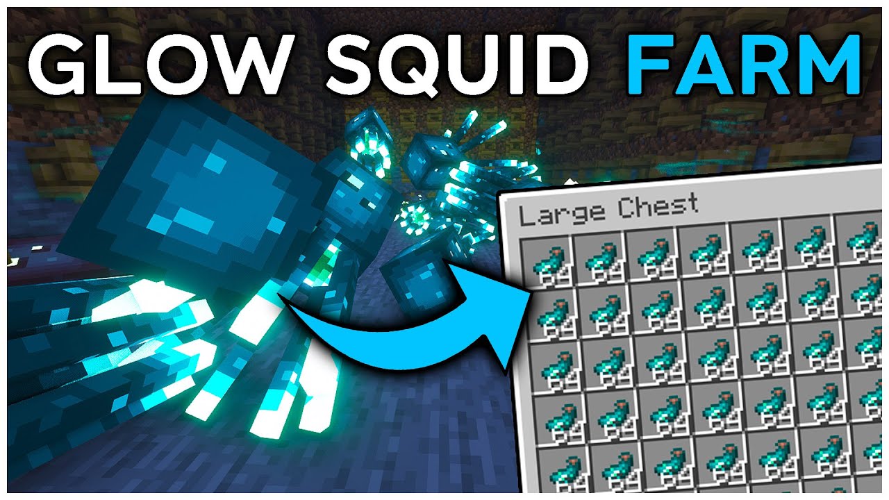 The BEST Glow Squid Farm in Minecraft Java 1.21 (Tutorial)