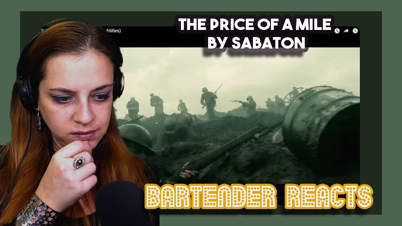 Bartender Feels the Weight of Sabaton - The Price of a Mile | Hearing for the First Time