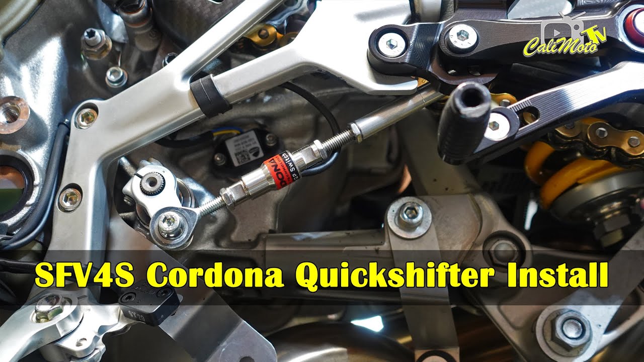 Ducati Streetfighter V4 S | Пошаговая установка квикшифтера Cordona Precision
