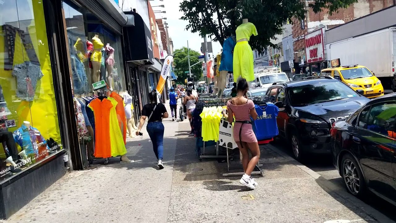 Walking around 3rd Avenue and East 149th Street in the Bronx in New York City.
