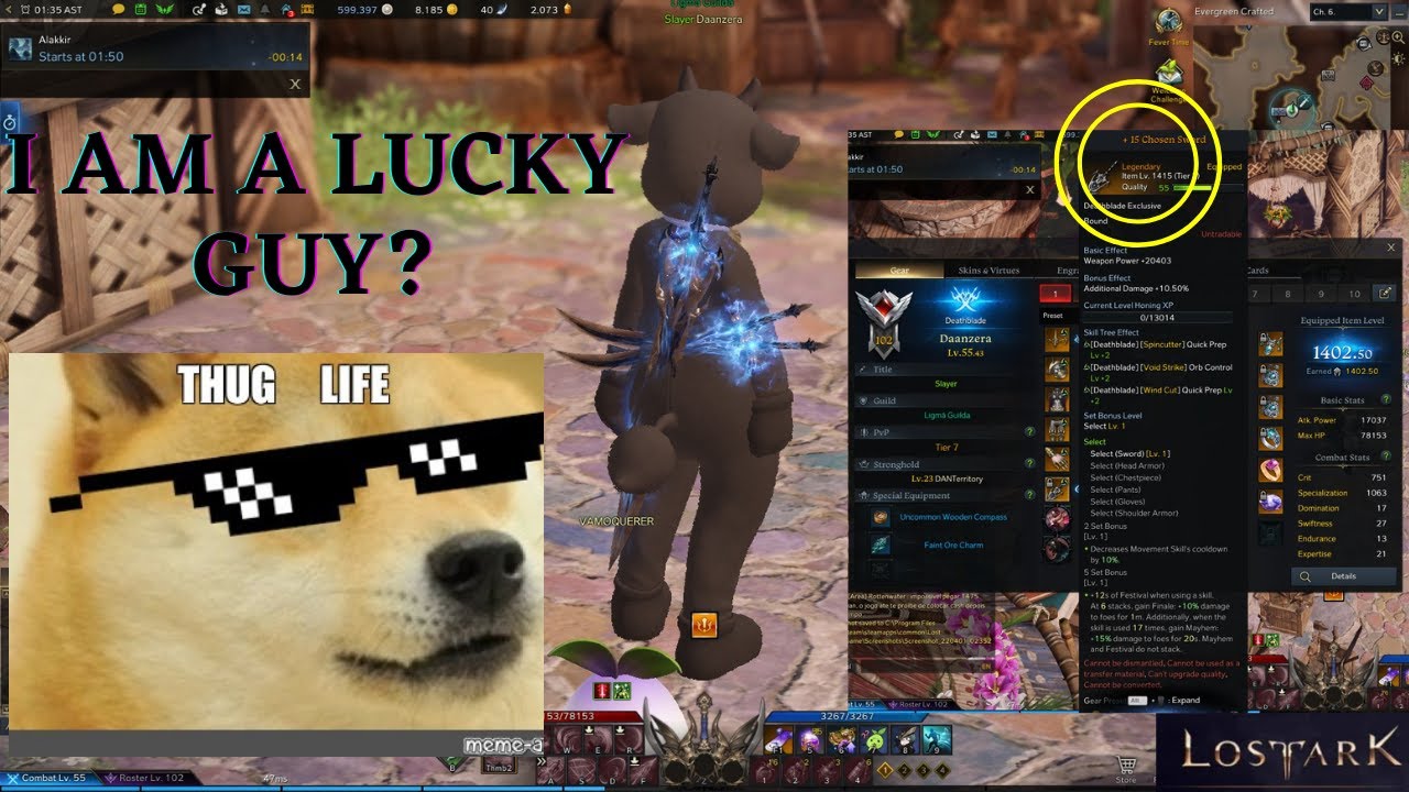 LOST ARK l F2P HONING WEAPON +12 TO +15 NO FAILS ( LUCKY? )