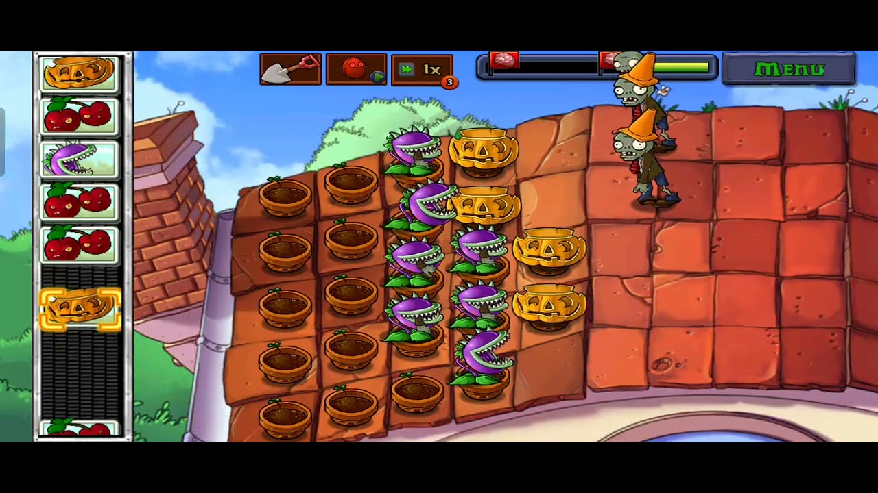 Trending PVZ Roof Adventure level 5 #games #shortvideo
