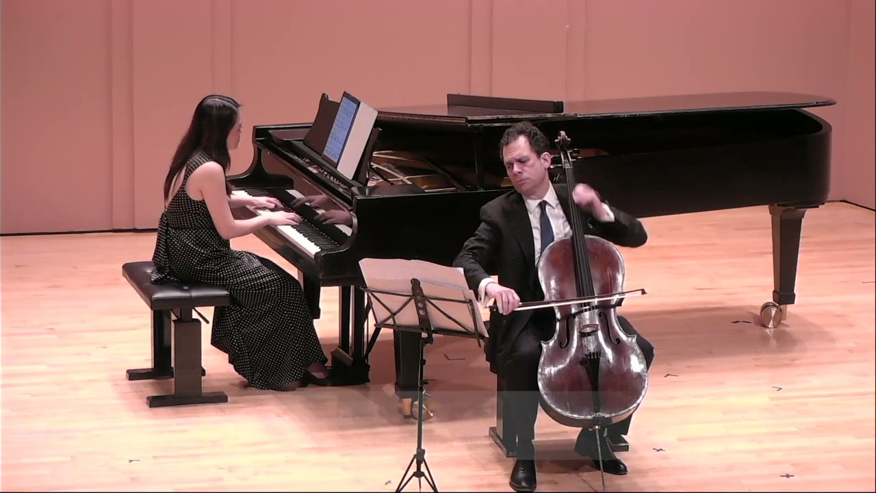 Dvořák's song 'Lasst mich allein' , played on the cello with subtitles