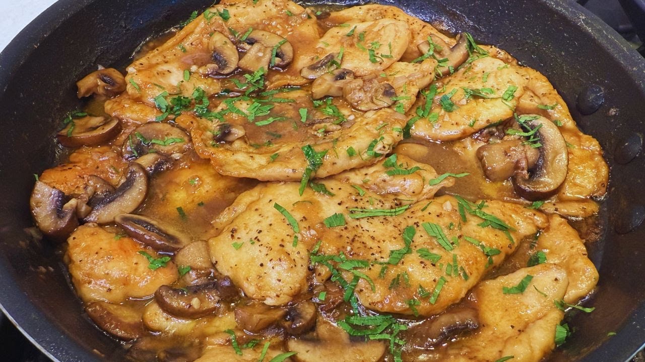 Рецепт курицы Марсала
