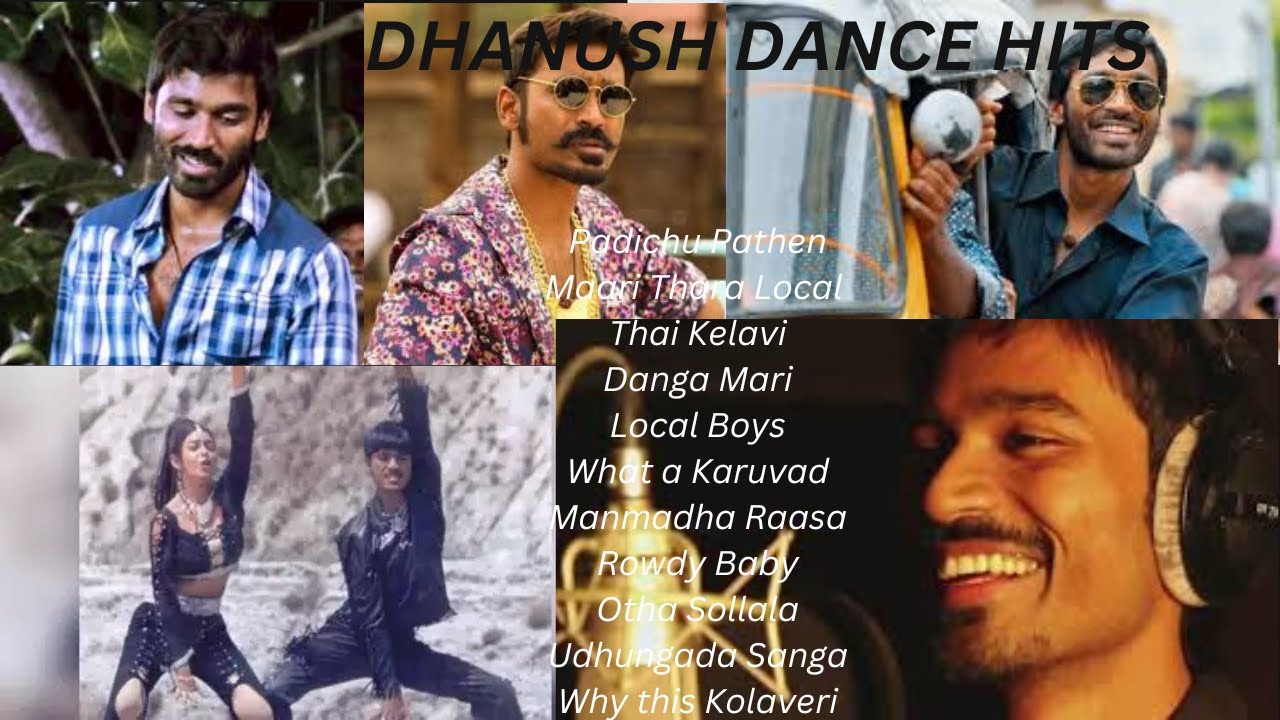 Dhanush Dance Hits | Kuthu Songs | Chartbuster songs | Tamil Cinema | Kollywood