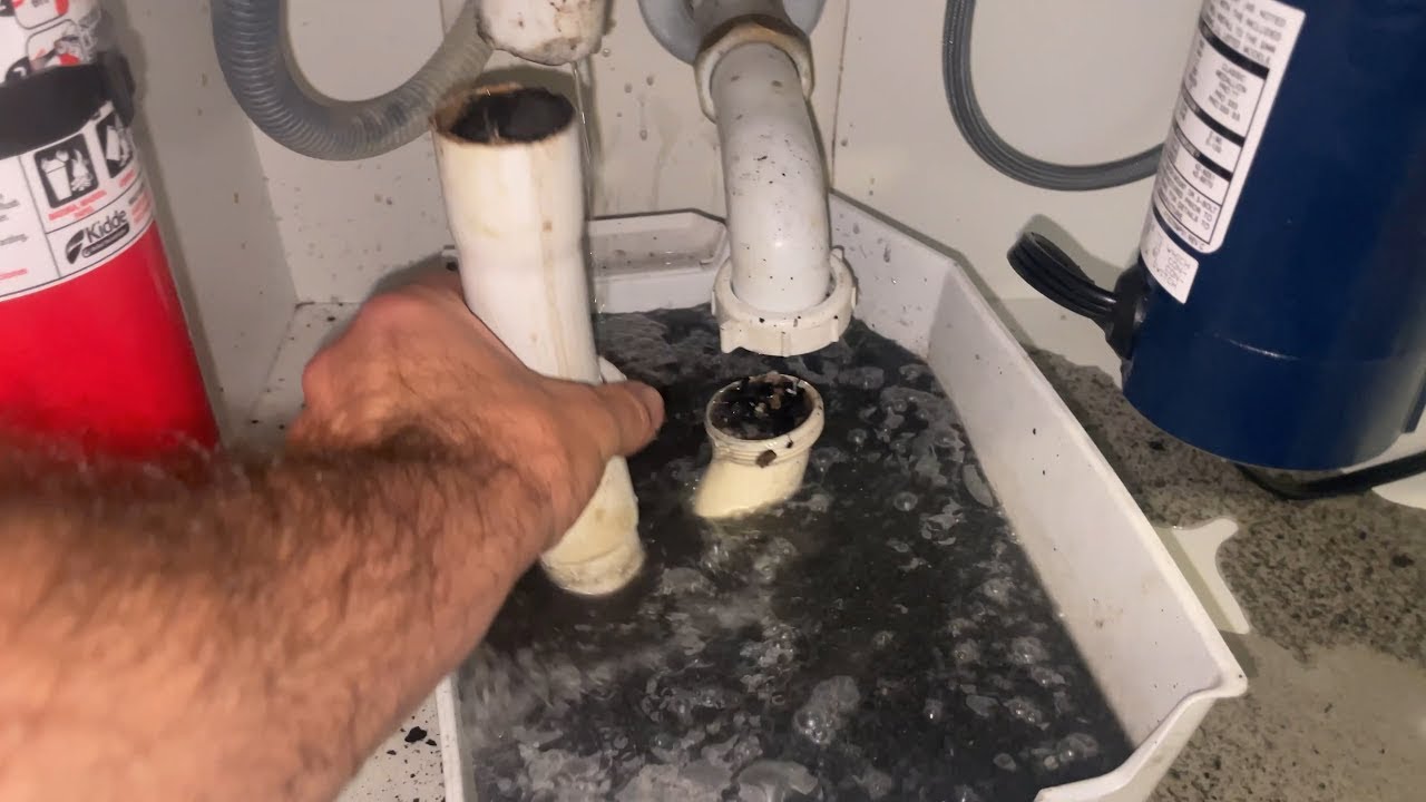 Nasty Kitchen Sink Clog in a High-rise Building