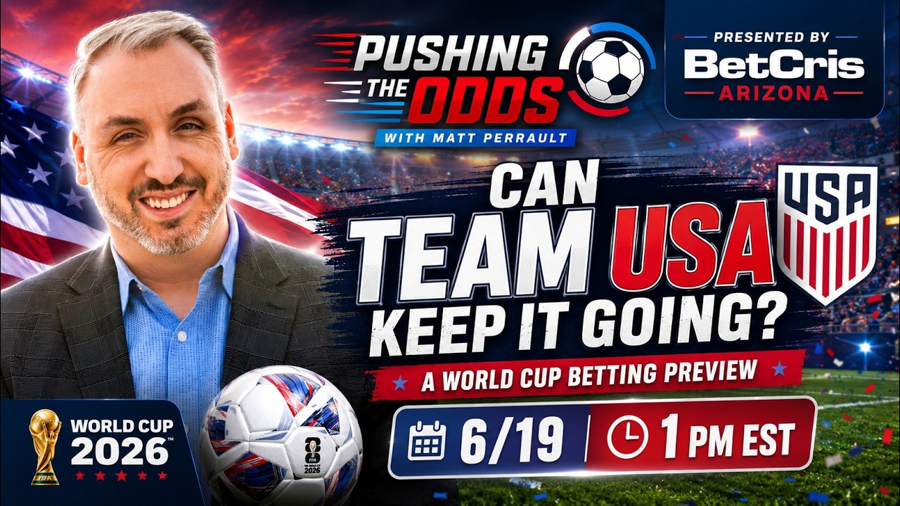 USA vs Australia World Cup Odds, US Open Recap + NFL Draft | PTO @BetCrisAZ
