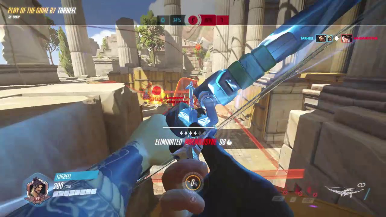 The most noobish hanzo ult much skill such wow