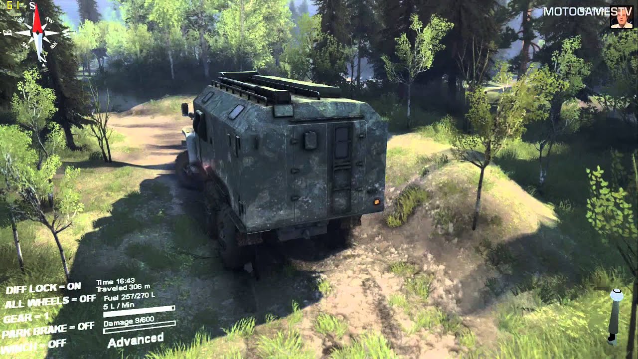 Spintires - Heavy Delivery Truck Gameplay