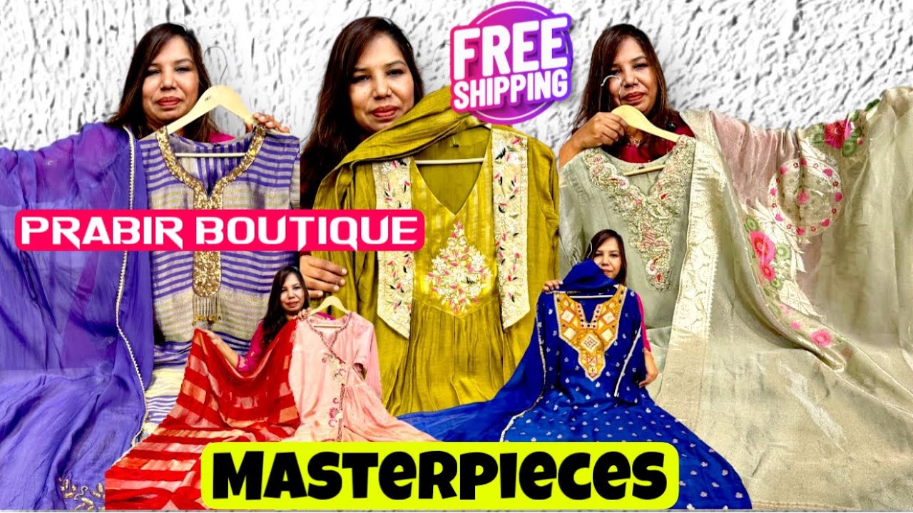 Mind Boggling Cotton & PartyWear Suits in Mul Chanderi, Pure Tissue, Dola Silk at Prabir Boutique.